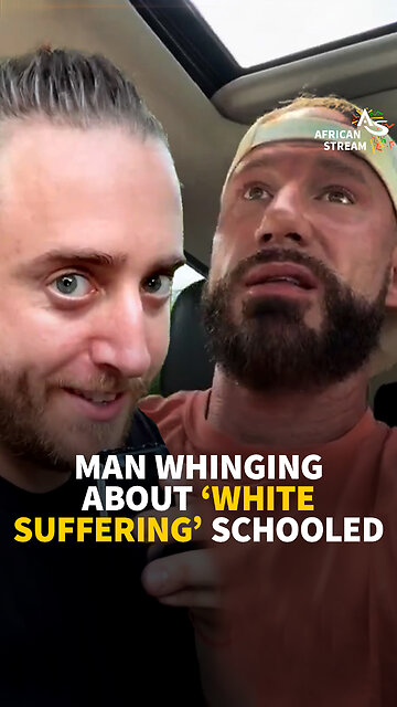 MAN WHINGING ABOUT ‘WHITE SUFFERING’ SCHOOLED