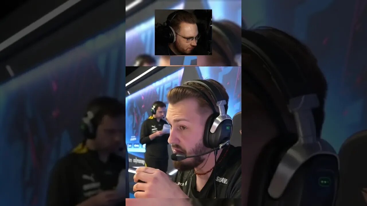NaVi jL Reaction to s1mple vs G2 #shorts
