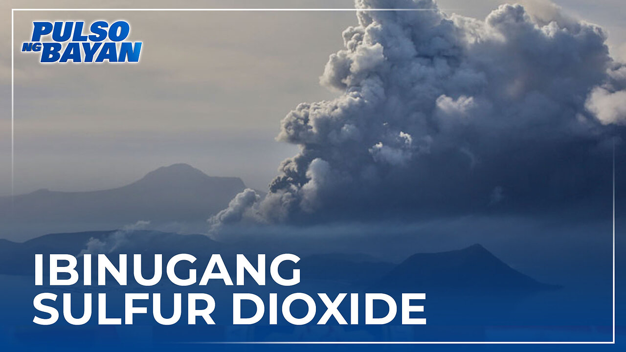 Sulfur dioxide na ibinubuga ng taal volcano, bumaba −PHIVOLCS