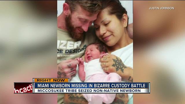 Florida tribe accused of 'kidnapping' non-native dad's newborn from hospital