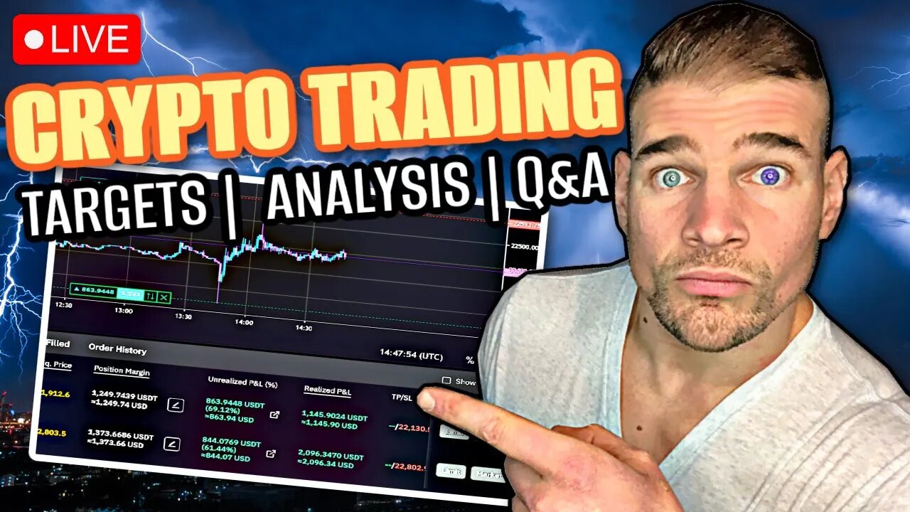 🔴 LIVE CRYPTO TRADING | POWELL HAWKISH - PUMP OR DUMP?!