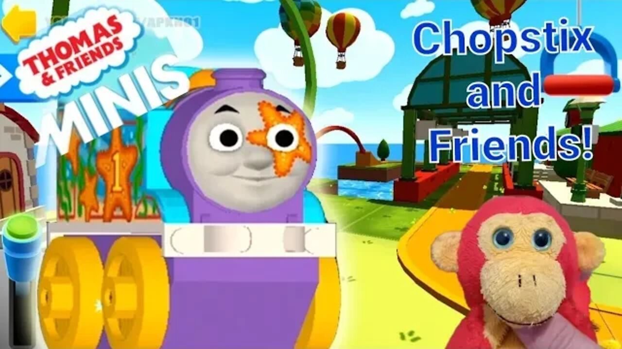 Chopstix and Friends! Thomas and Friends: Minis part 17 - Thomas Boost station with BONUS TRACKS!