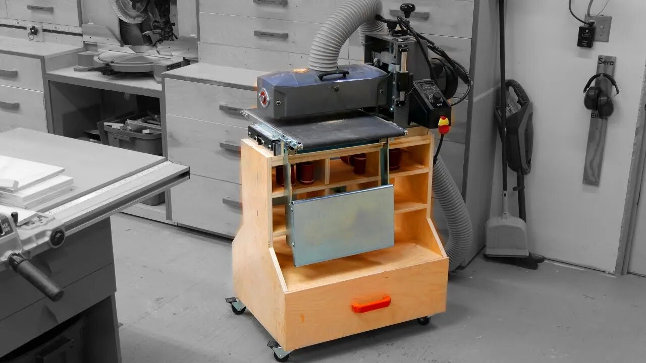 Rolling Tool Stand (for my Drum Sander)