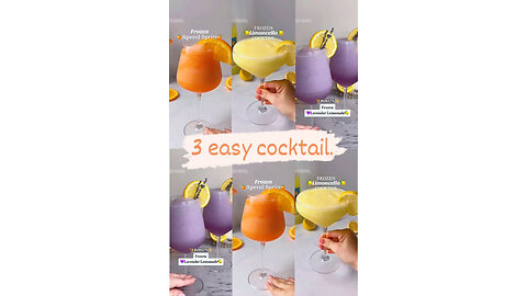 3 Easy Cocktail