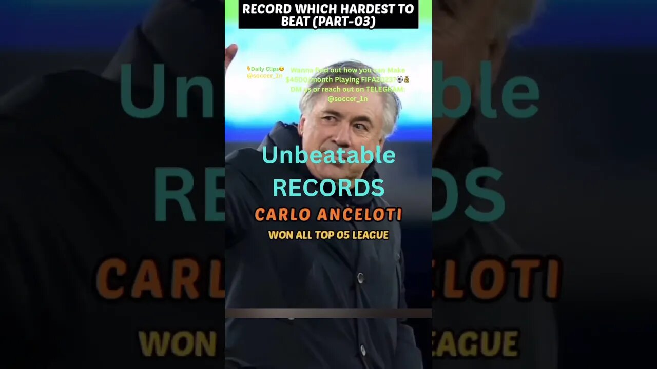 Unbeatable RECORDS #soccerrecords #soccer #football #fifa #fifa2023 #fifa23 #futmillionaire #zidane