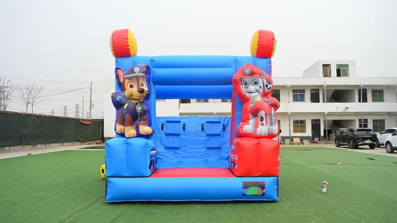 PAW Patrol Bounse House With Slide#factory bounce house#factory slide#bounce #bouncy #castle