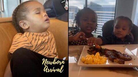 Tommicus & Letoya Luckett's Son Tysun Gets The Itus After Daddy Cooks! 😴