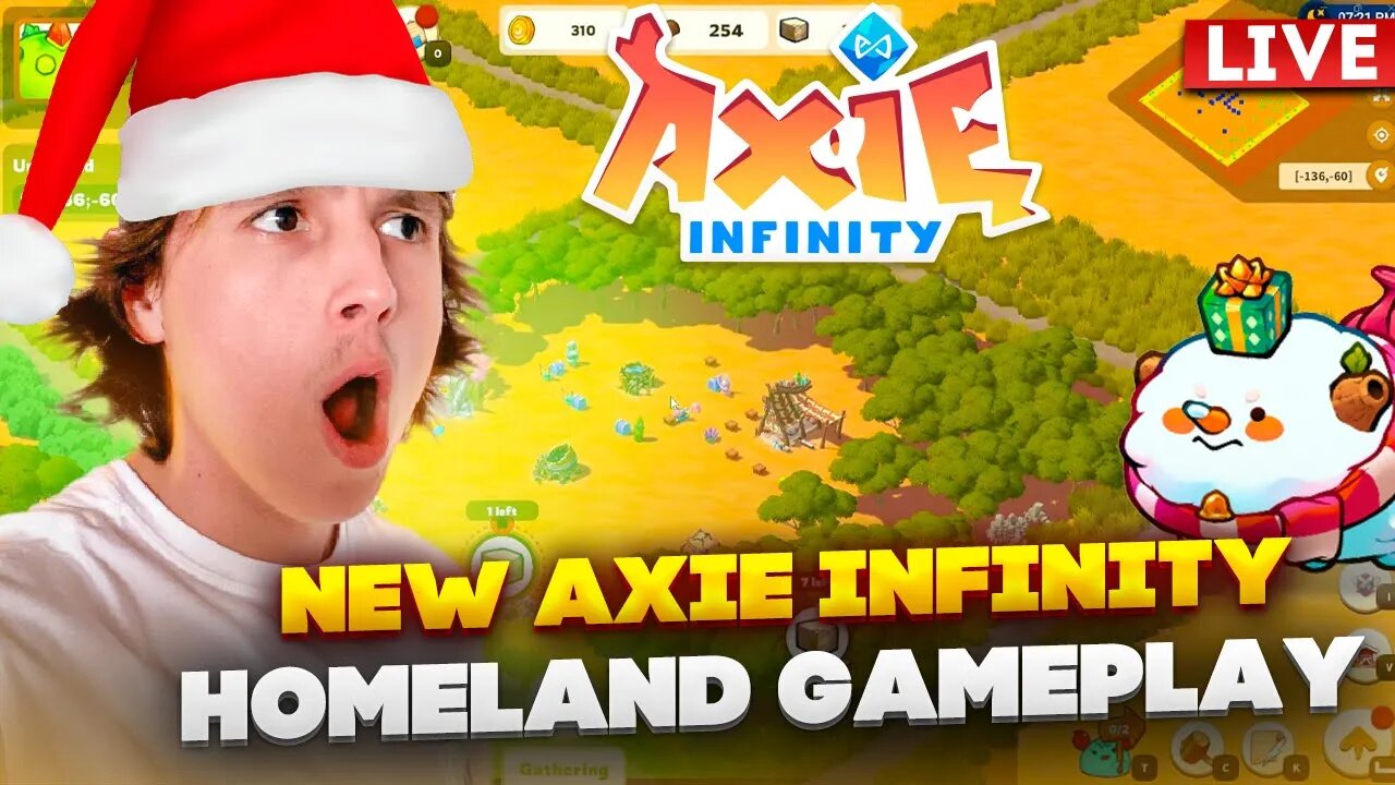 AXIE INFINITY HOMELAND GAMEPLAY - AXIE LAND GAMEPLAY