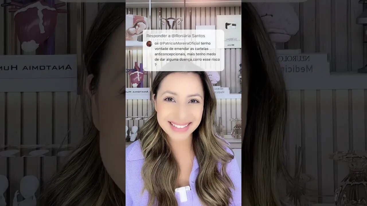 Tenho vontade de emendar as cartelas do anticoncepcional mas tenho medo de dar alguma doença, corro