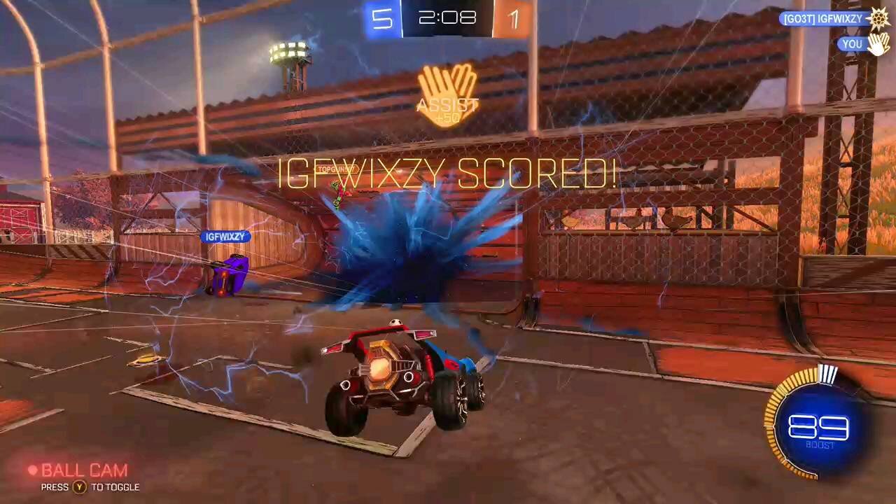 3v3 testing my skills(rocket league)