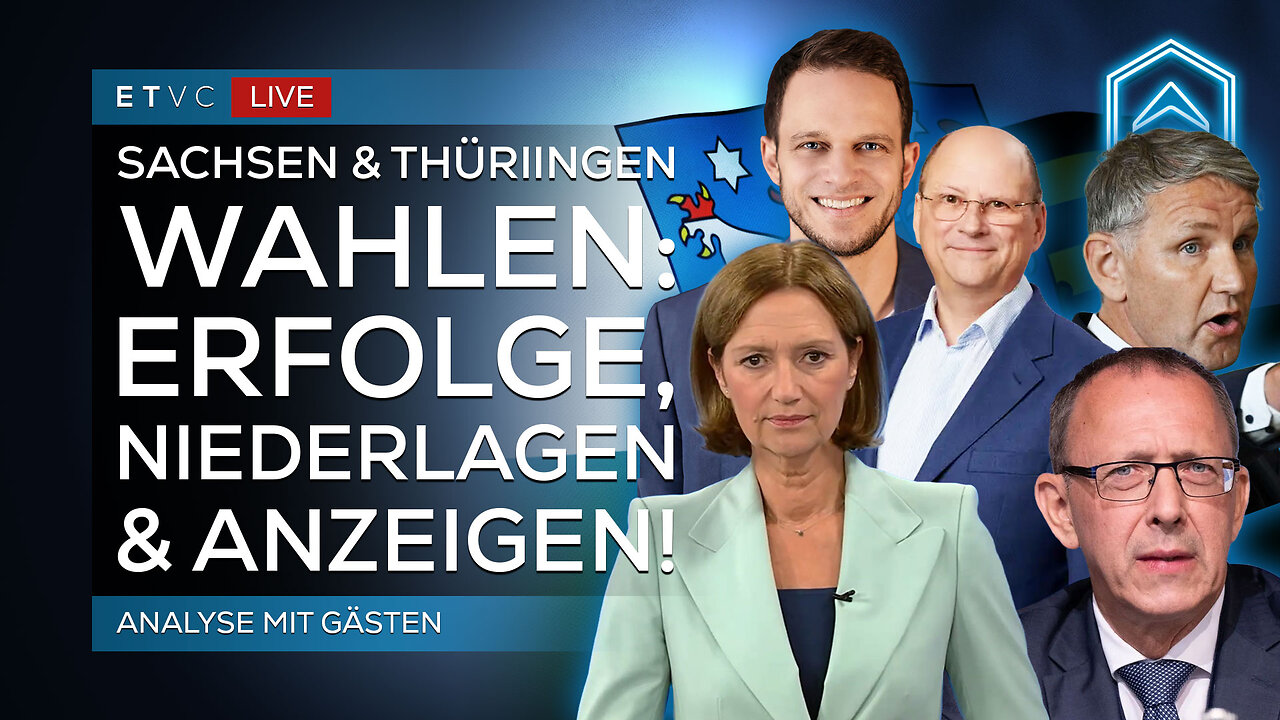 🟥 LIVE | NACH der WAHL: Medien wollen Erfolg von Sachsen & Thüringen vermiesen! | #ANALYSE