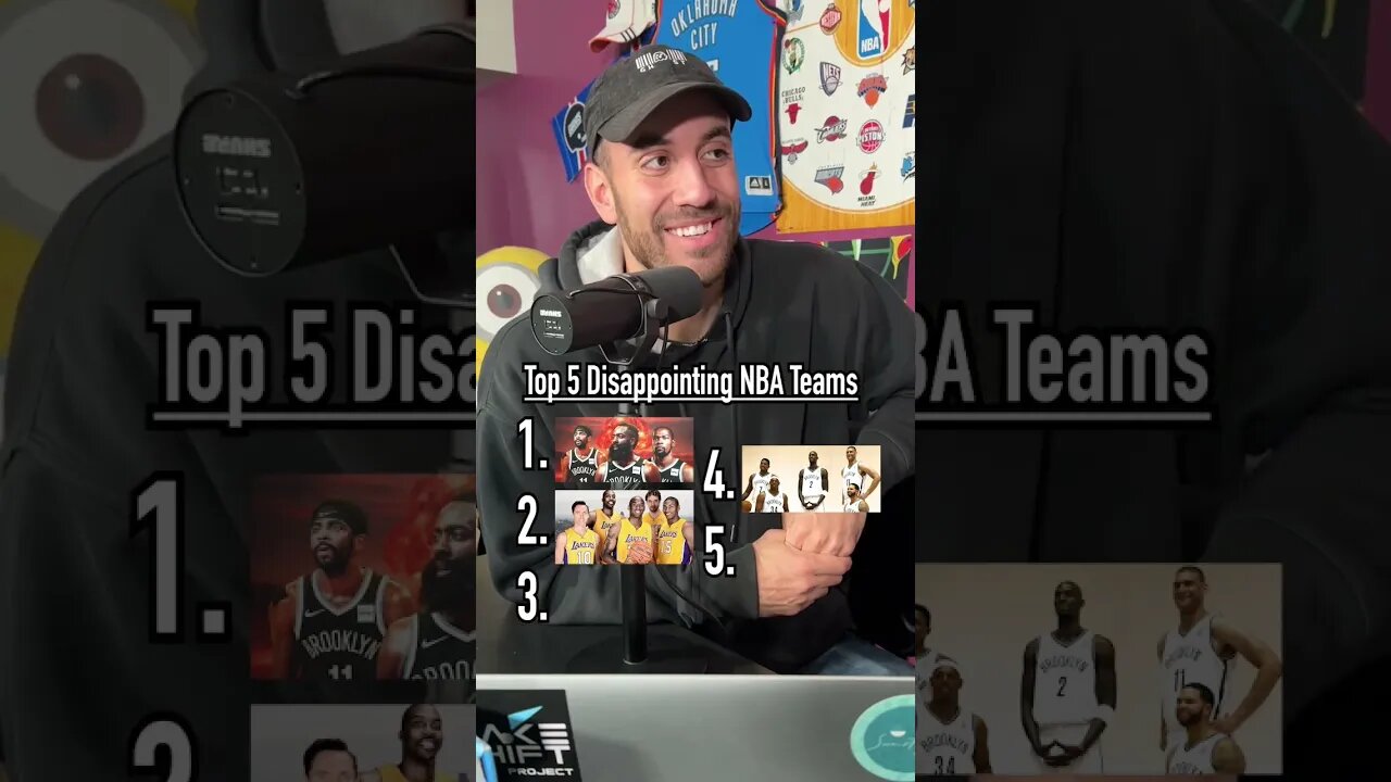 The TOP 5 MOST DISAPPOINTING NBA Teams! Any Ones We Missed?! #shorts