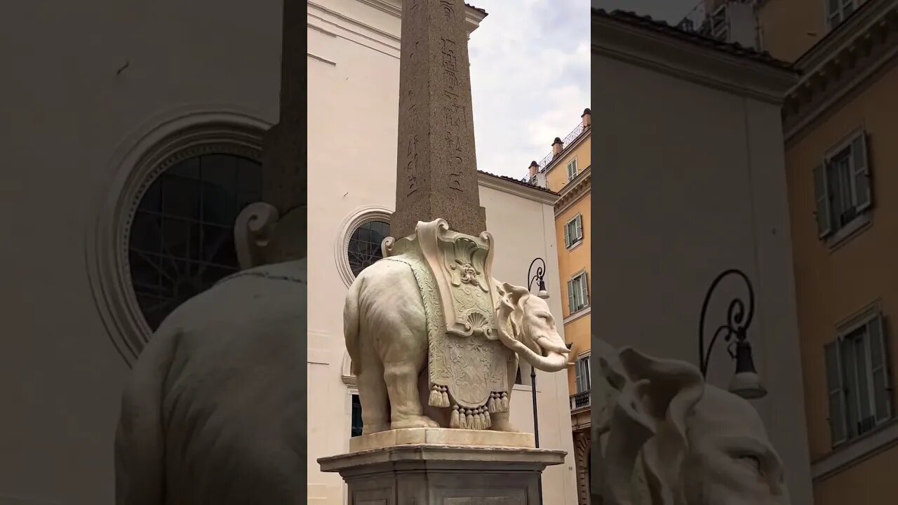 The Elephant Obelisk in Rome has a Secret #shorts