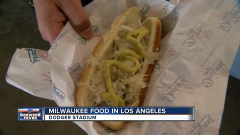 Dodgers Stadium offers Milwaukee food options