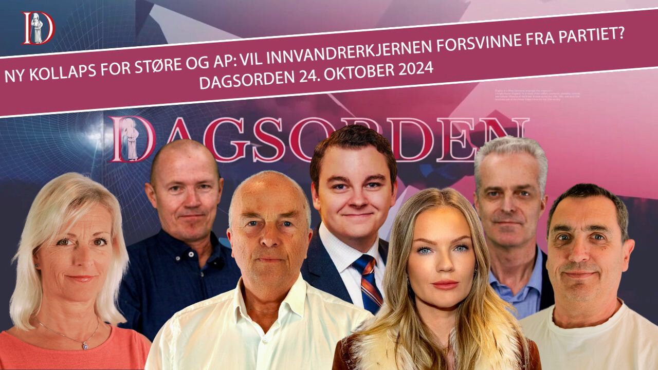 Ny kollaps for Støre og Ap: Vil innvandrerkjernen forsvinne fra partiet? | Dagsorden 24. oktober