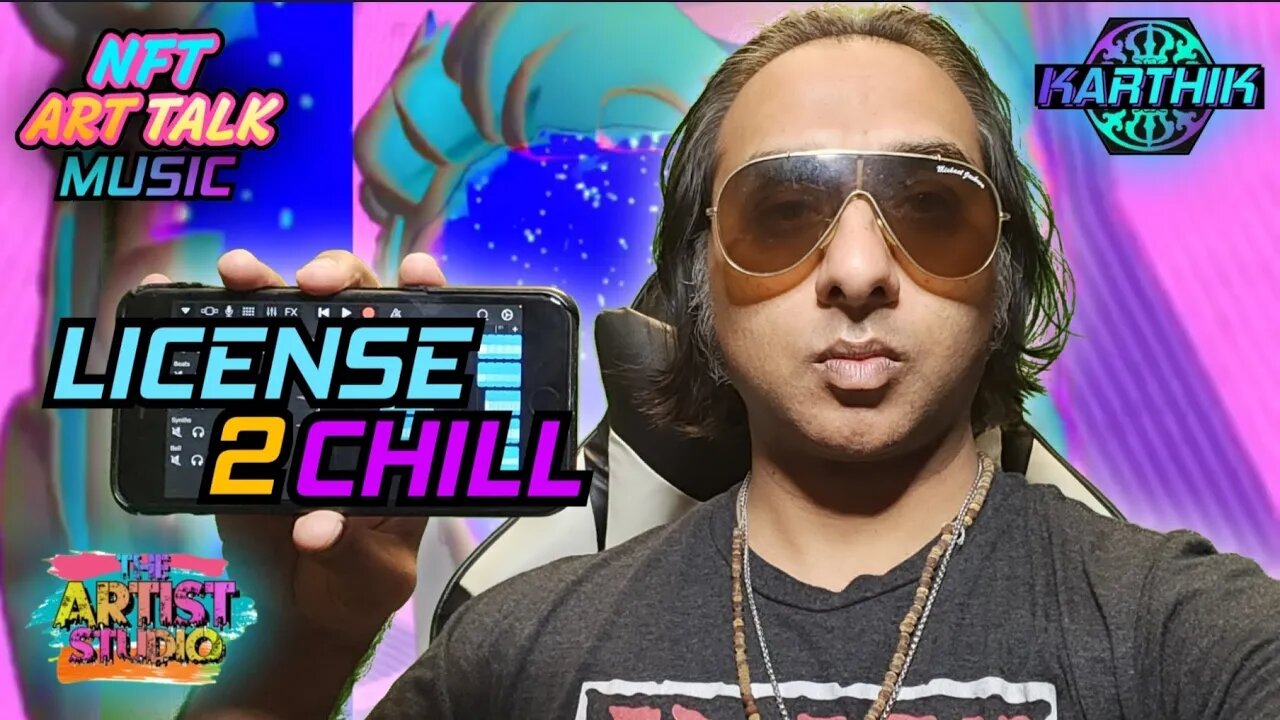 License To Chill - KARTHIK 🎹🎧🎶🥶 iPhone GarageBand Live