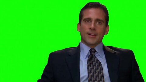 Green Screen Template Video - Michael Scott (The Office) - Bath With Pam