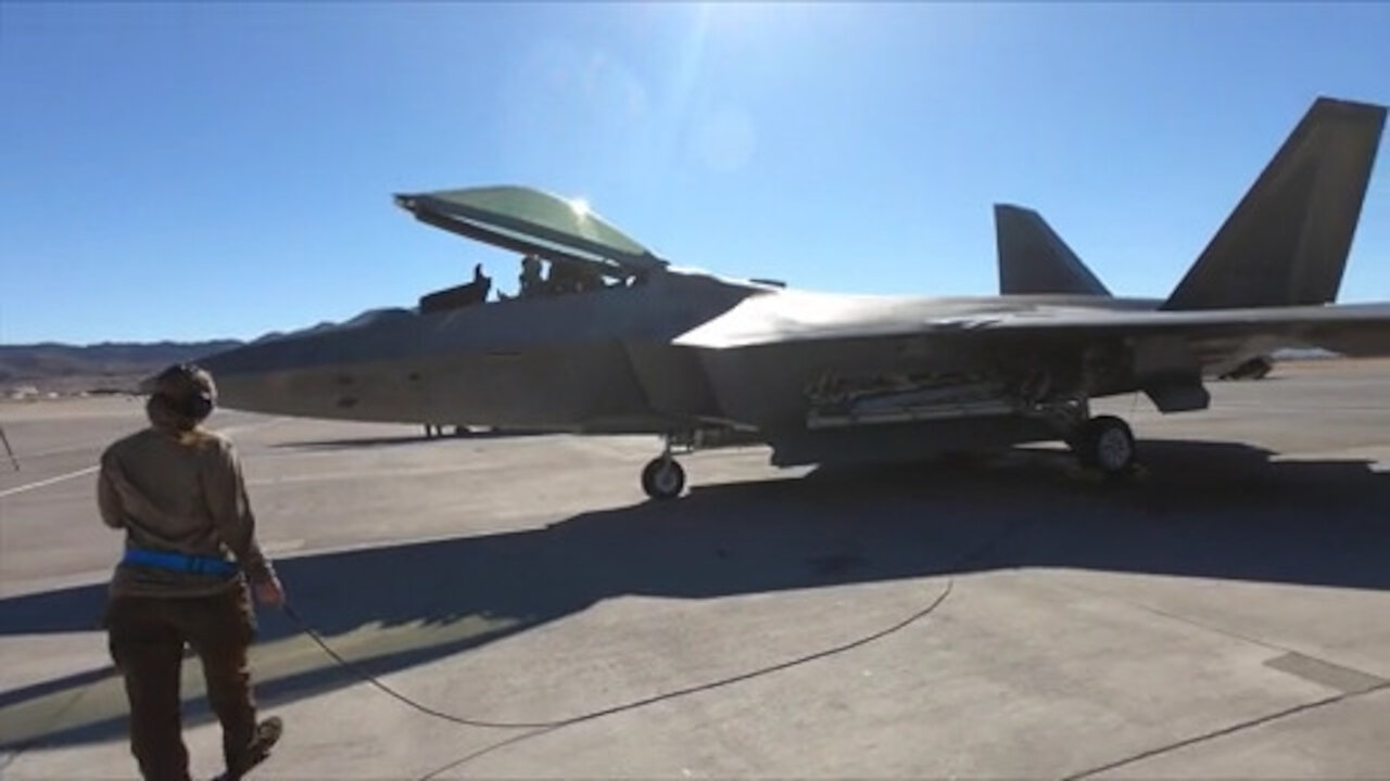 A1C Alexus Wysocki participates in her first Red Flag exercise at Nellis