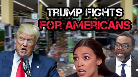 TRUMP SHOWS NO MERCY TO LOOTERS: "YOU WILL BE S***"