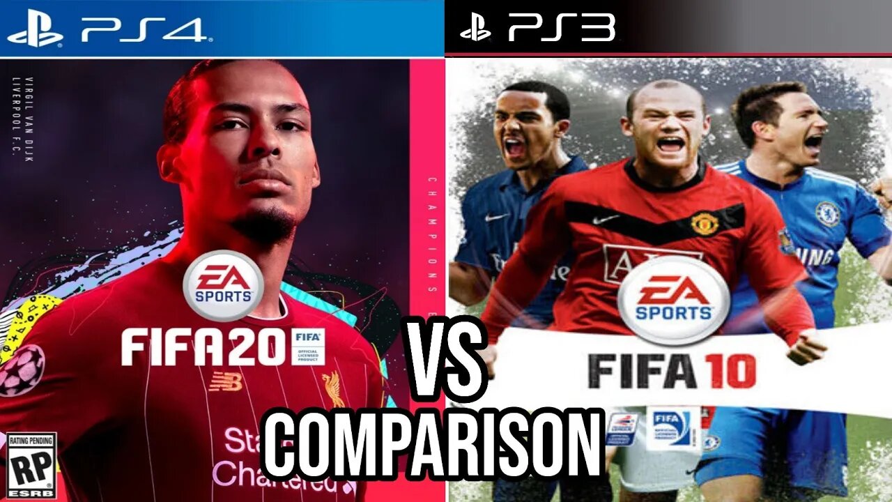 FIFA 20 PS4 Vs FIFA 10 PS3