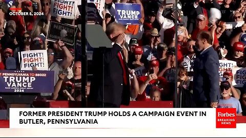 President Trump returns to site of assassination attempt for rally with JD Vance, Elon Musk