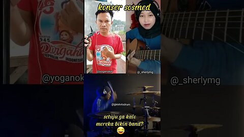 setuju ga kalau mereka bikin band? @yoganoker @giestvtsdrum @_sherlymg #shorts #mimpiyangsempurna