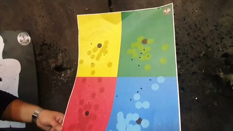Simulação campeonato tiro de precisão 10m - Pequetita colorida