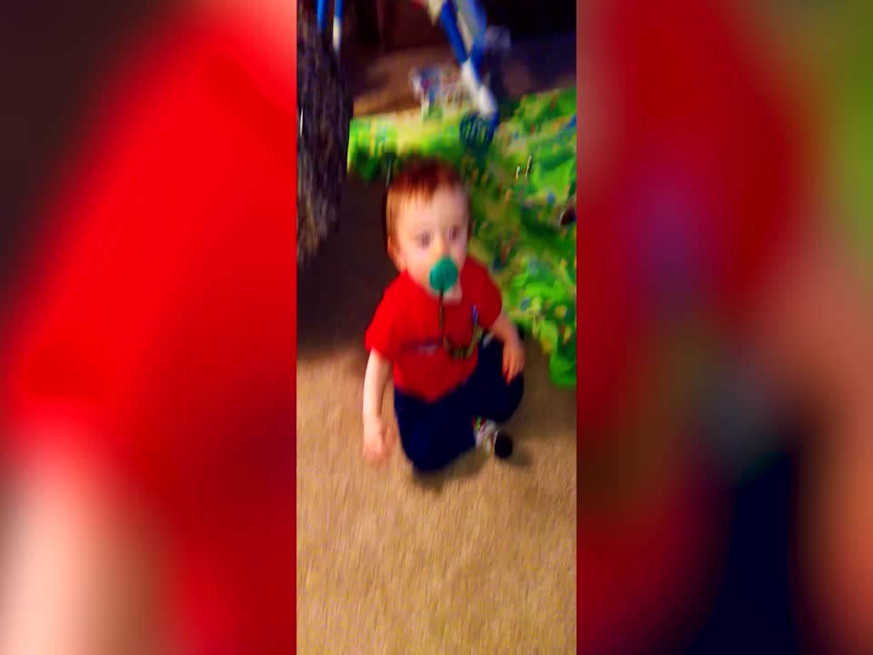 Squeaky Toy makes Baby want to Dance