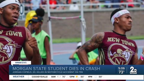 Morgan State student dies in crash