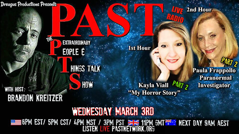PAST PTS RADIO SHOW-KAYLA VAILL AND PAULA FRAPPOLLO