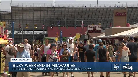 Triathlon Nationals, State Fair draw thousands to Milwaukee area