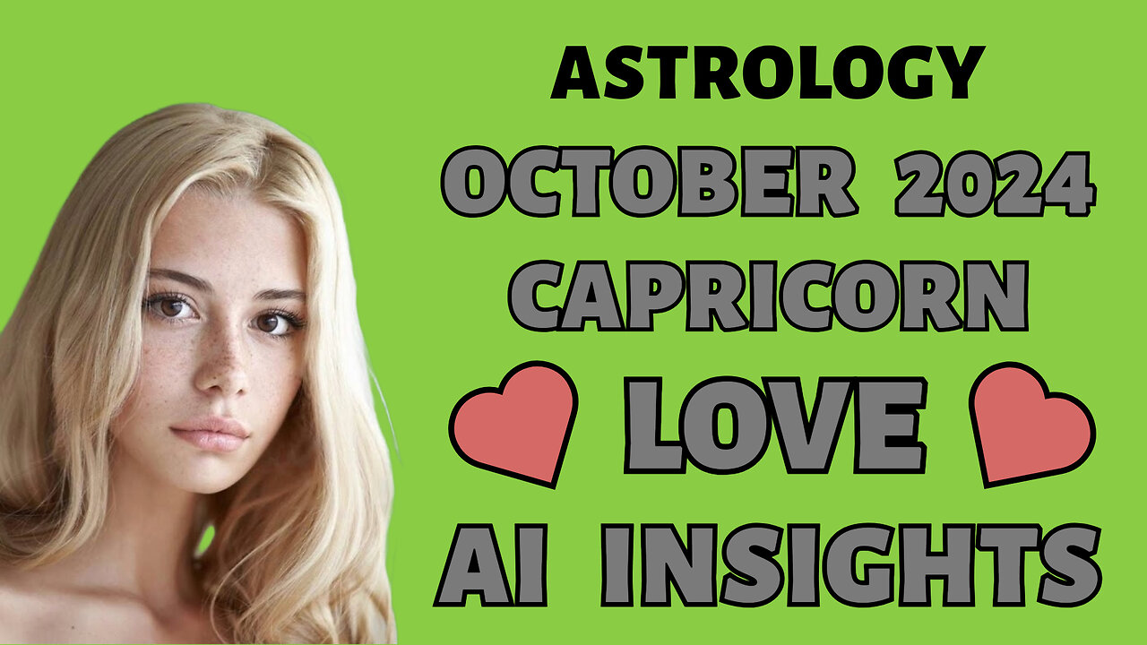 AI Predicts Capricorn's Love Strategy: October 2024 Zodiac Forecast