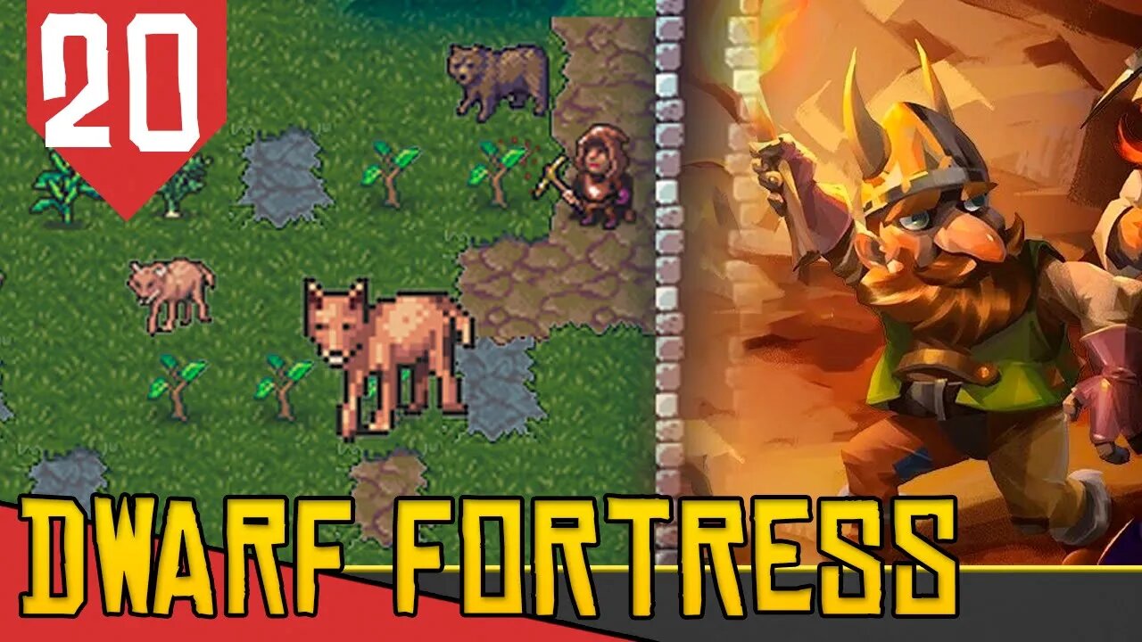 FURTO DE ANIMAIS - Dwarf Fortress Nub #20 [Gameplay PT-BR]