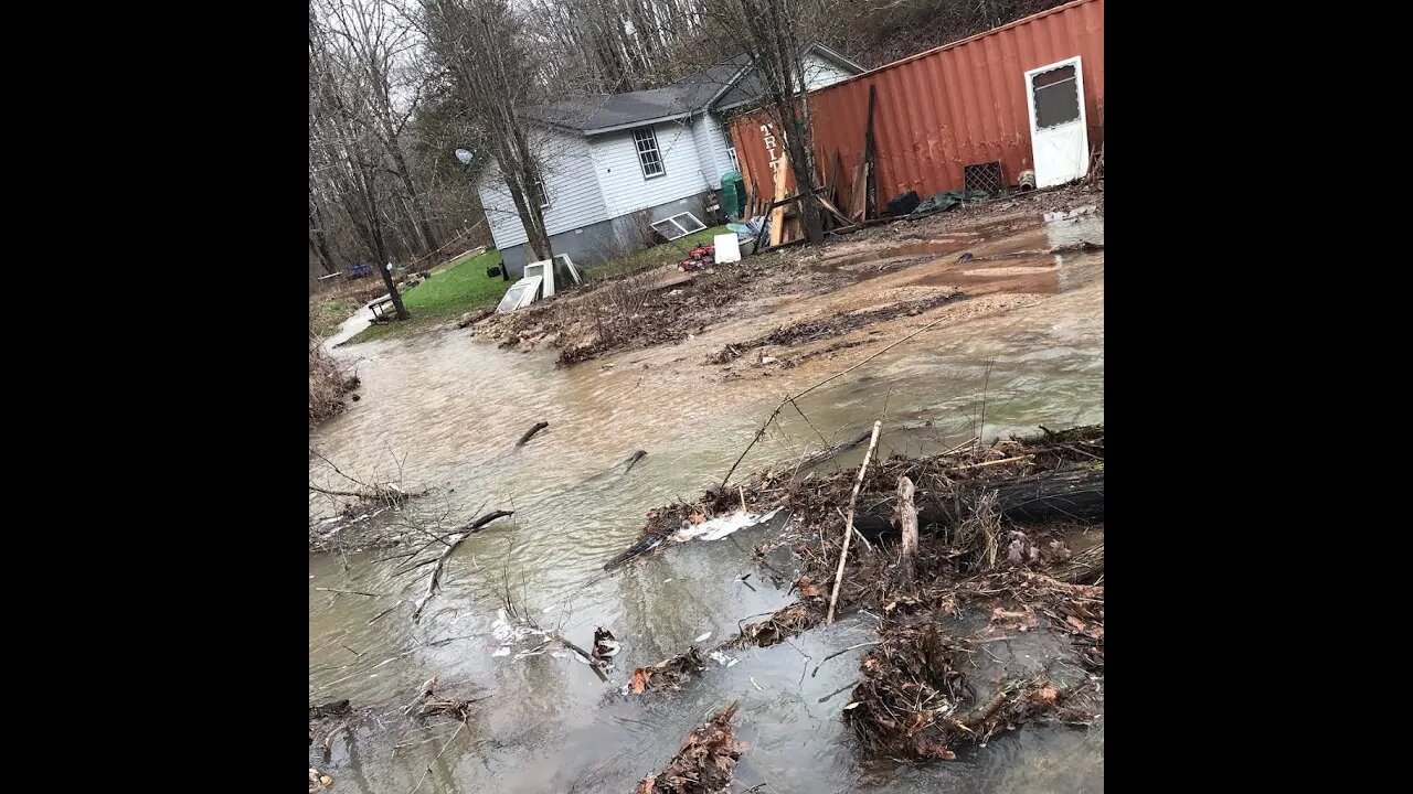 FLOODED OUT! My mom sold her house.