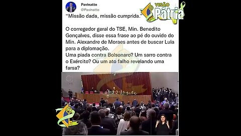 "Missão dada é missão cumprida” Benedito Gonçalves, no ouvido de Alexandre de Moraes.🤡🤡🤡