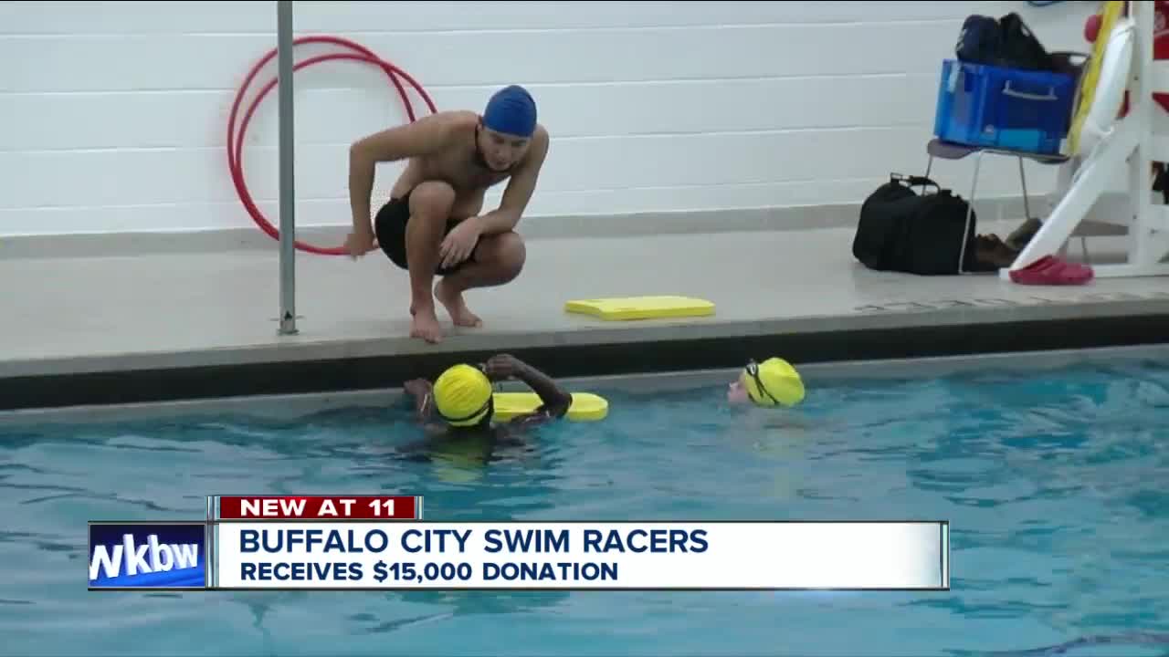 Erie County District Attorney's Office donates $15,000 to Buffalo City Swim Racers