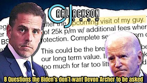 8 Questions the Biden’s don’t want Devon Archer to be asked