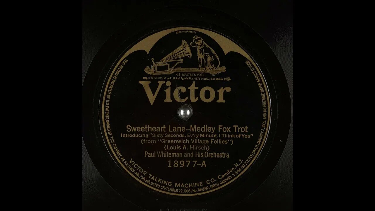 Sweetheart Lane - Paul Whiteman and His Orchestra