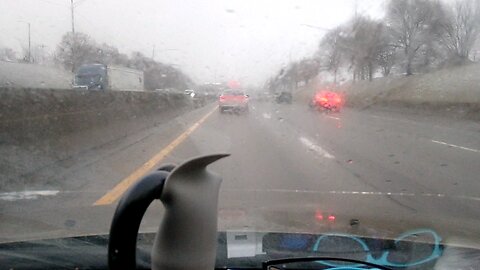 Driving in Sleet Down I75