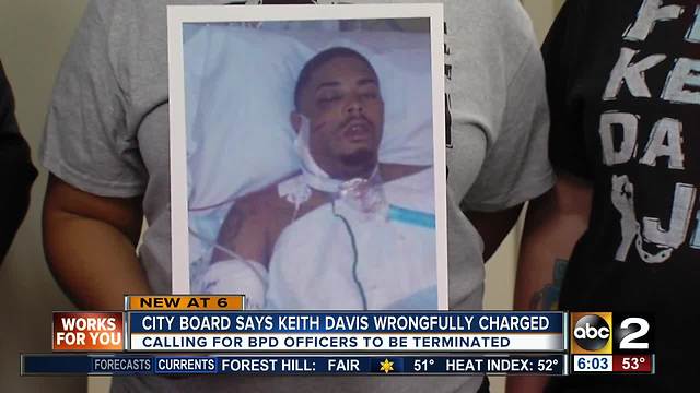 Baltimore Civilian Review Board claims Keith Davis wrongfully charged