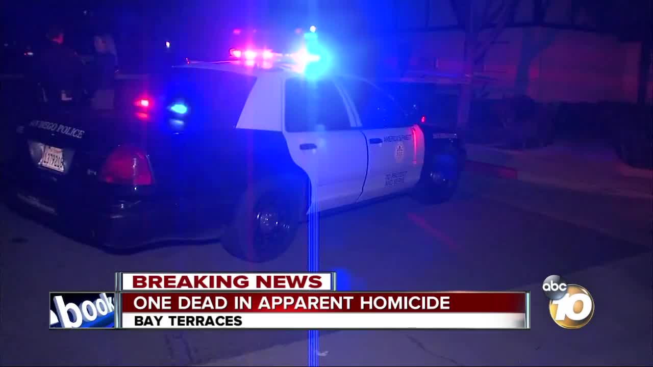 SDPD investigating homicide in Bay Terraces