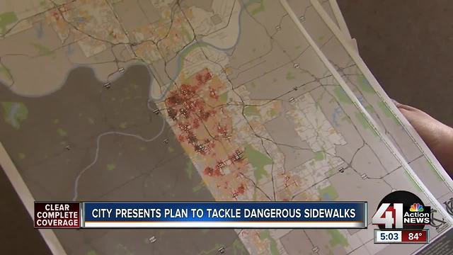 City presents plan to tackle dangerous sidewalks