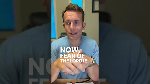 What does it mean to “Fear the Lord”? #fearofthelord