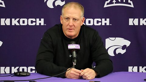Kansas State Football | Chris Klieman Press Conference | November 2, 2021