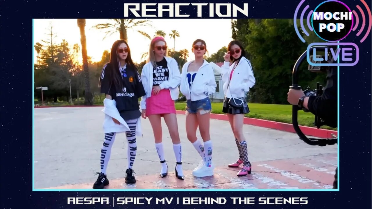 aespa 에스파 Spicy MV Behind The Scenes Reaction