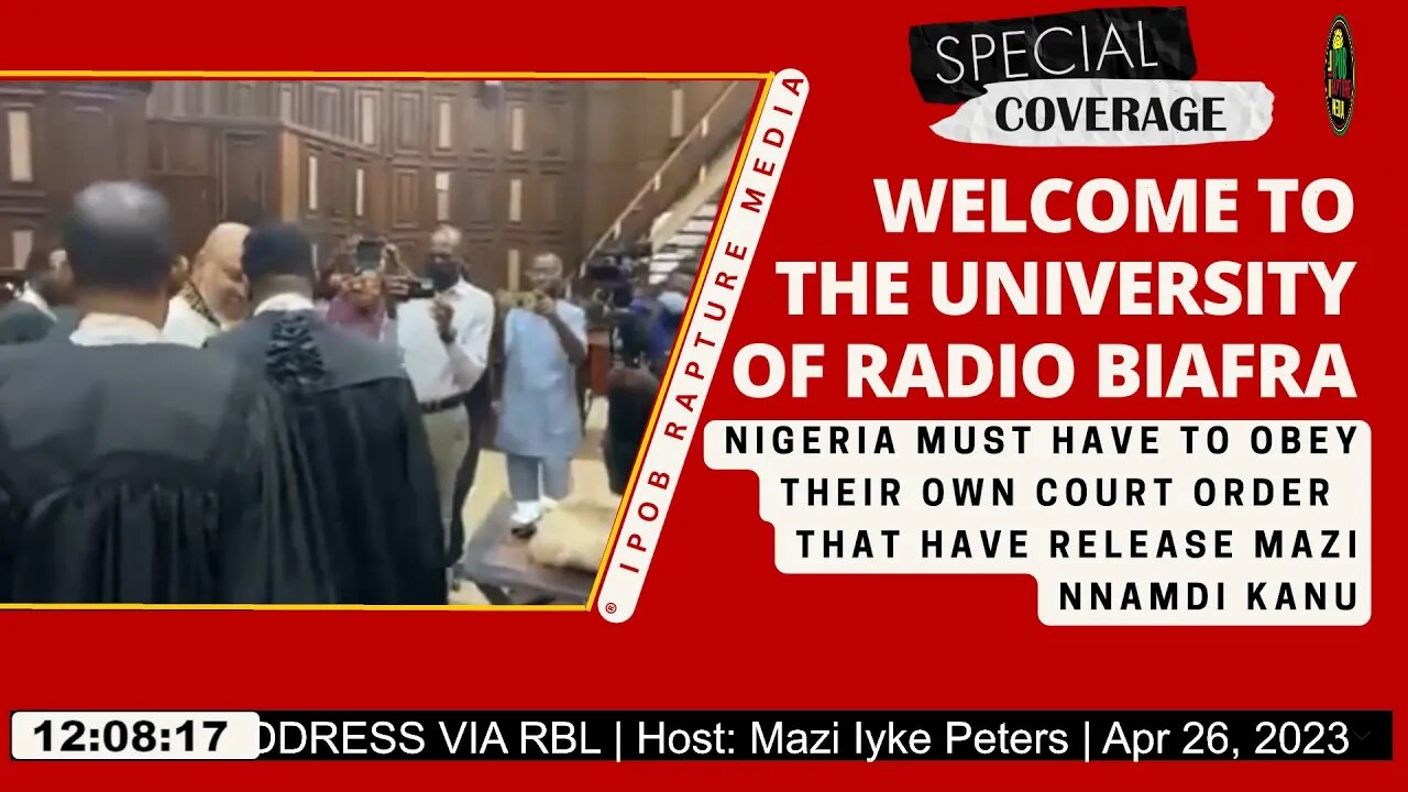 IPOB AUSTRALIA OFFICIALS LIVE ADDRESS VIA RBL | Host: Mazi Iyke Peters | Apr 26, 2023