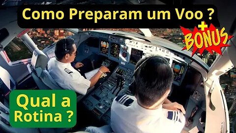 Como os Pilotos de Linhas Aéreas se Preparam Para um Voo ? [ + BÔNUS ] #aviação #avião #fms