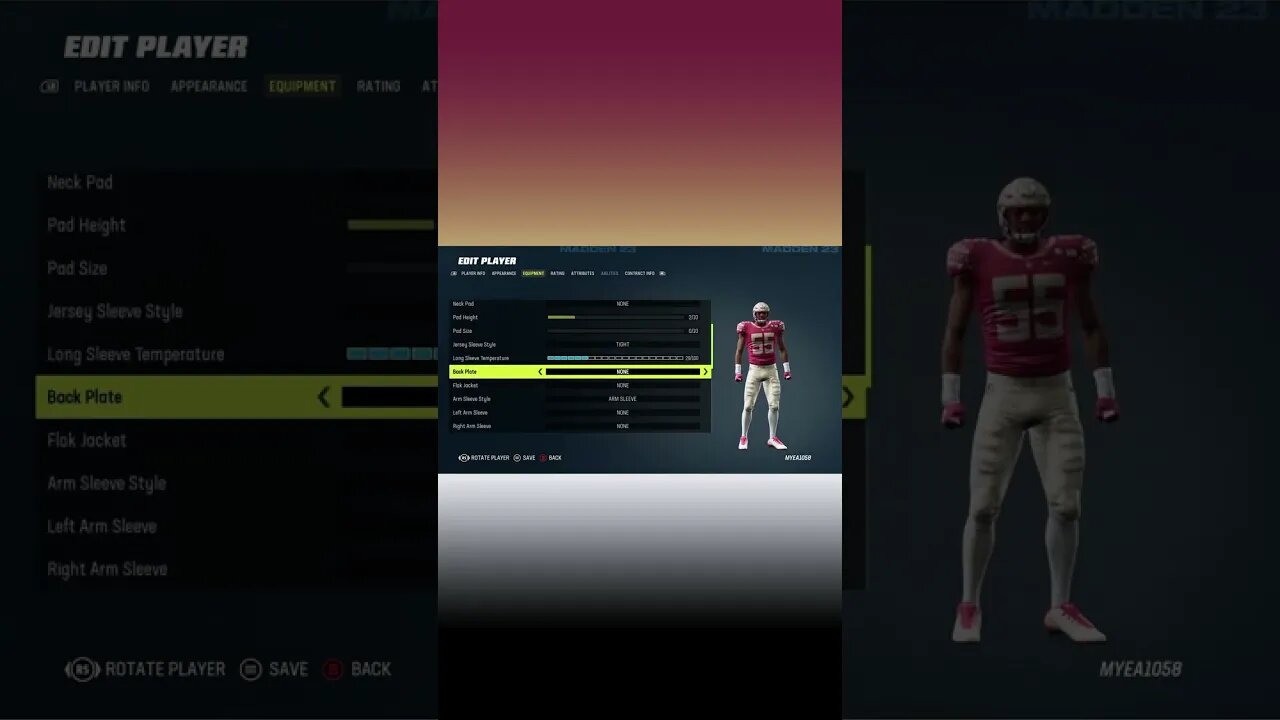 Madden 23 Marvin Jones College Creation #shorts