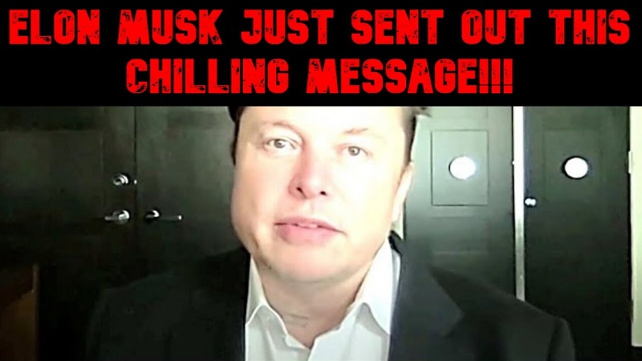 Elon Musk Just Sent Out This Chilling Message About The Upcoming Spacex Mission & Our Future