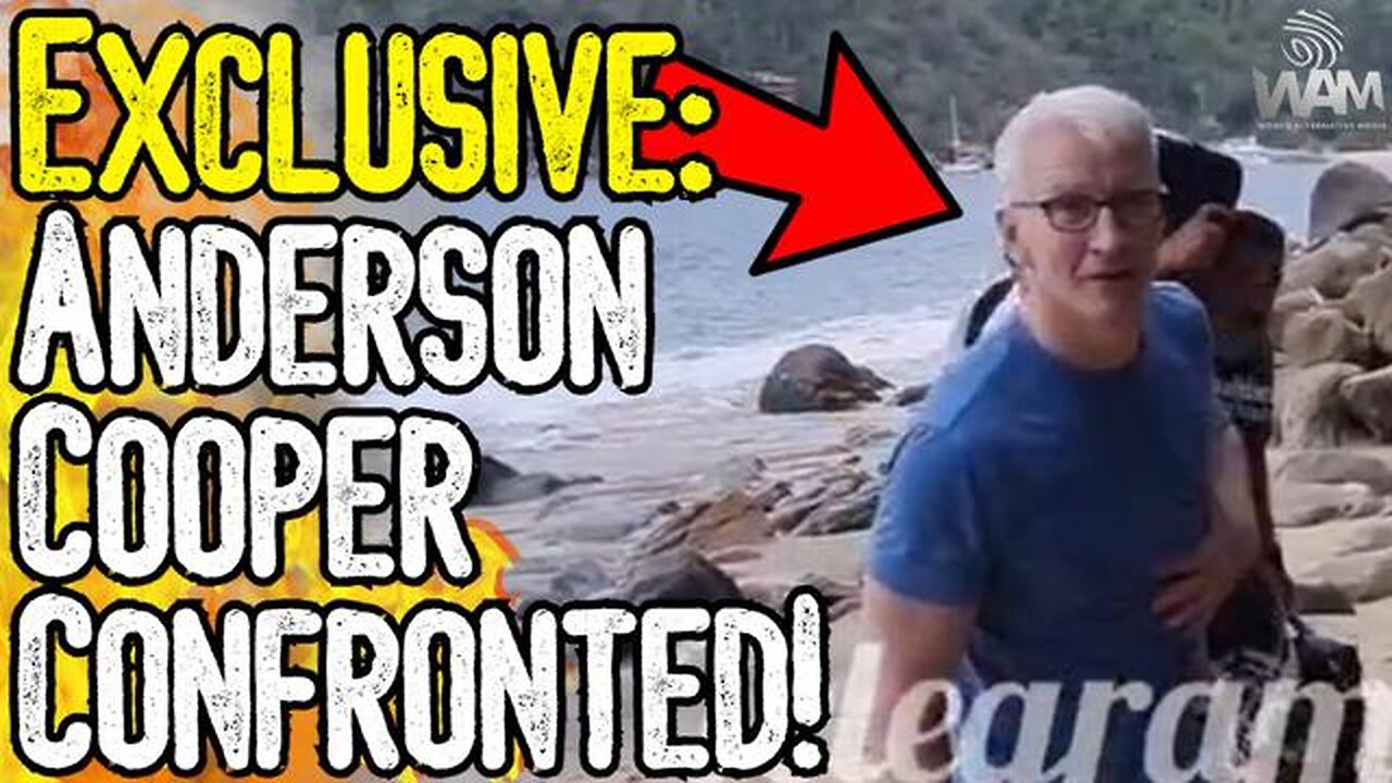 EXCLUSIVE: ANDERSON COOPER CONFRONTED! - CALLED OUT ON VACCINE PROPAGANDA AND MASS MURDER!